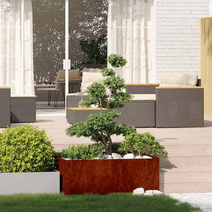 Plantekasse Forvitringsstål - Variant 860821