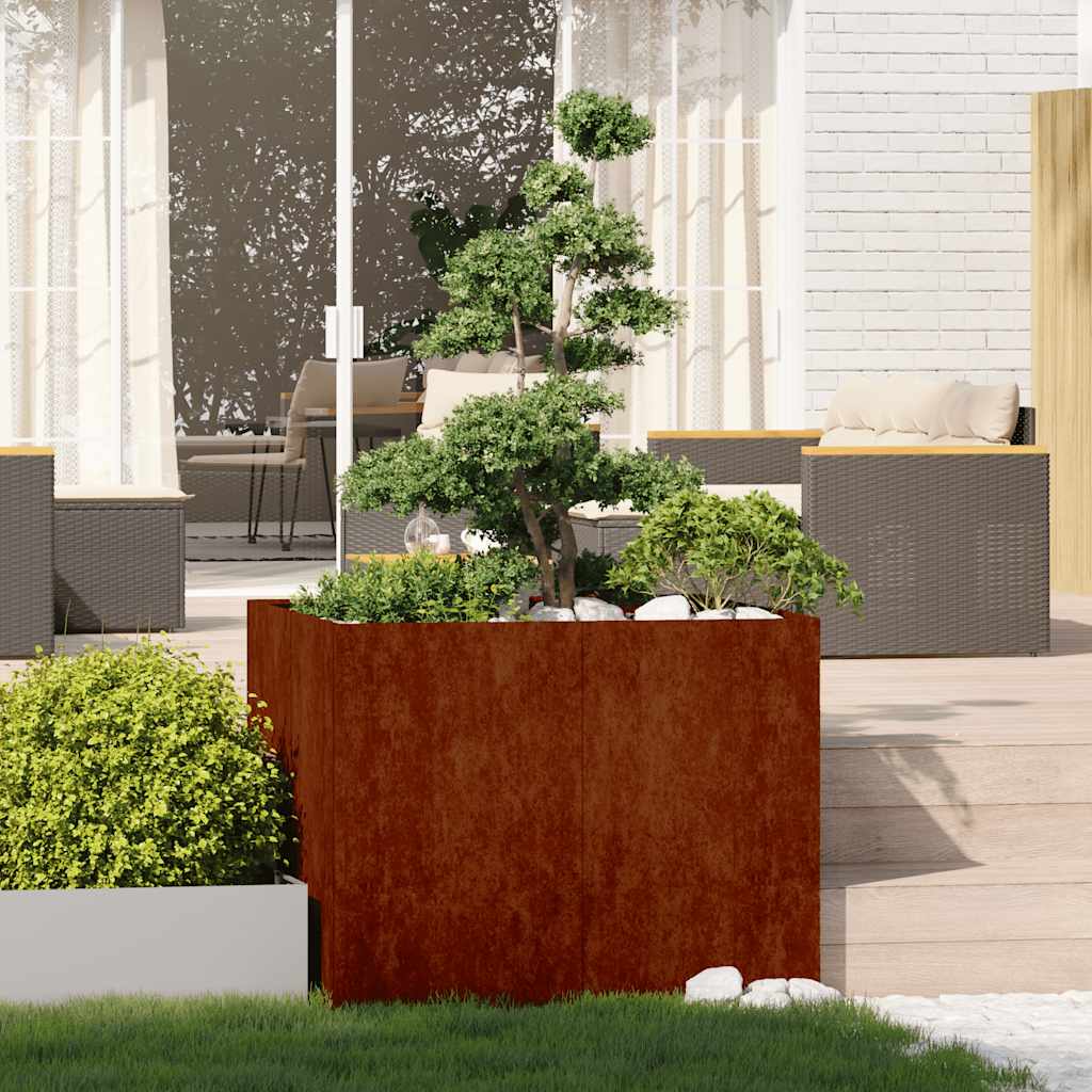 Plantekasse Forvitringsstål - Variant 860828