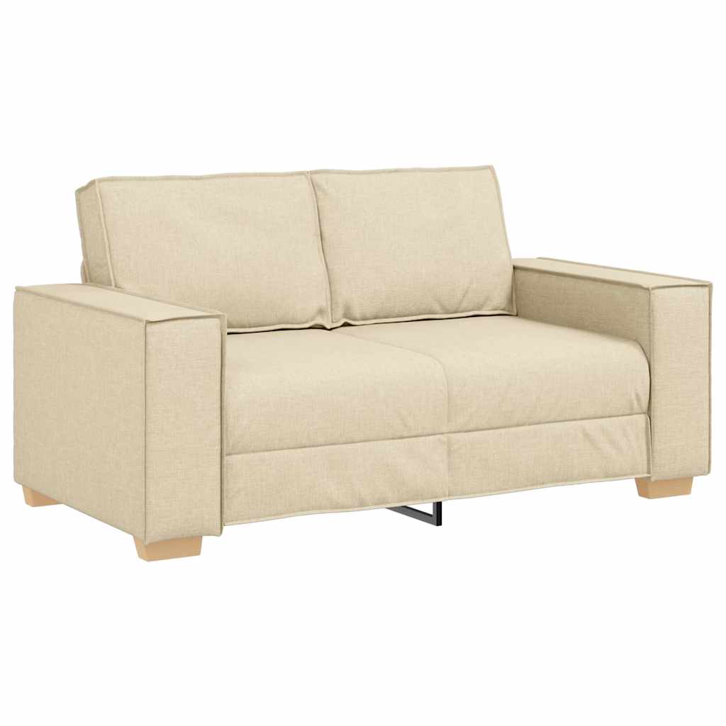 Sofa 3 Dele 220 X 80 X 84 Cm Linned-blandet Stof - Billede 5