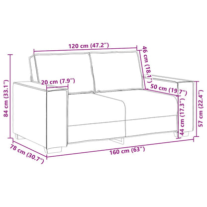 Sofasæt 3 Dele Med Hynder Velour - Billede 13