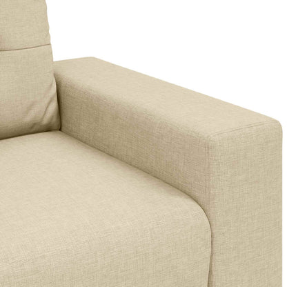 Sofa 3 Dele 221 X 80 X 80 Cm Linned-blandet Stof - Billede 10