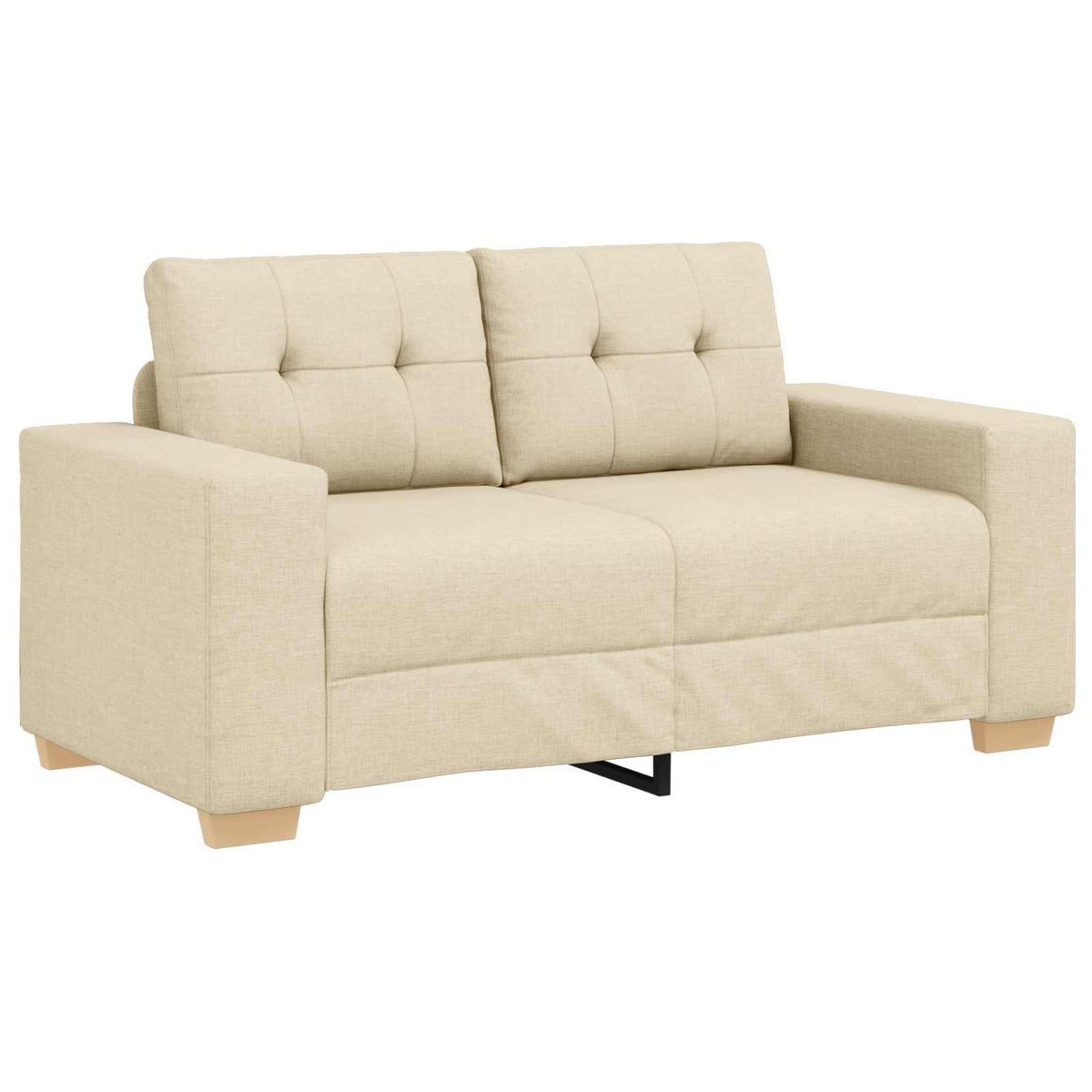 Sofa 3 Dele 221 X 80 X 80 Cm Linned-blandet Stof - Billede 6