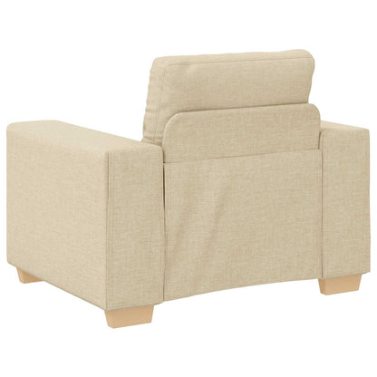 Sofa 3 Dele 221 X 80 X 80 Cm Linned-blandet Stof - Billede 7