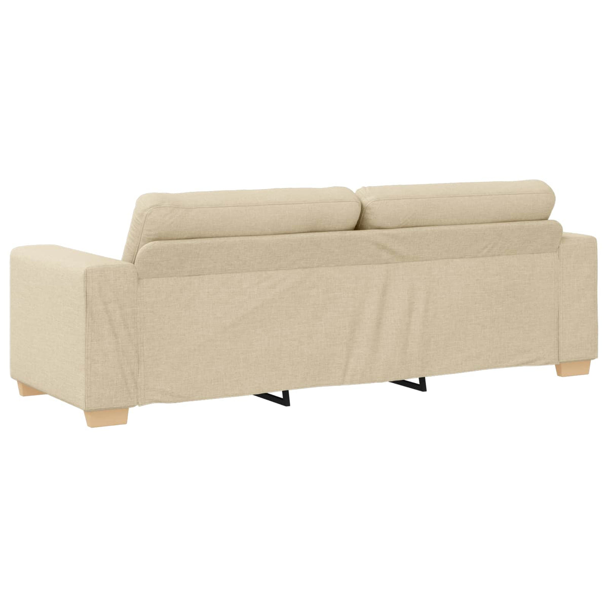 Sofa 3 Dele 221 X 80 X 80 Cm Linned-blandet Stof - Billede 9