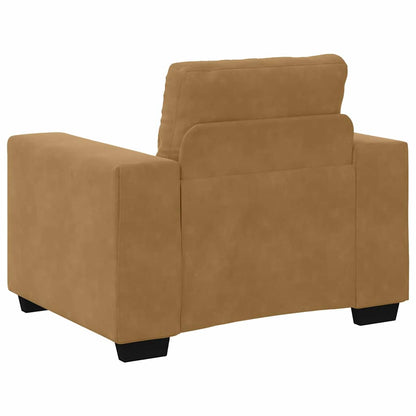 Sofa Sæt 3 Dele 221 X 80 X 80 Cm Fløjl - Billede 7