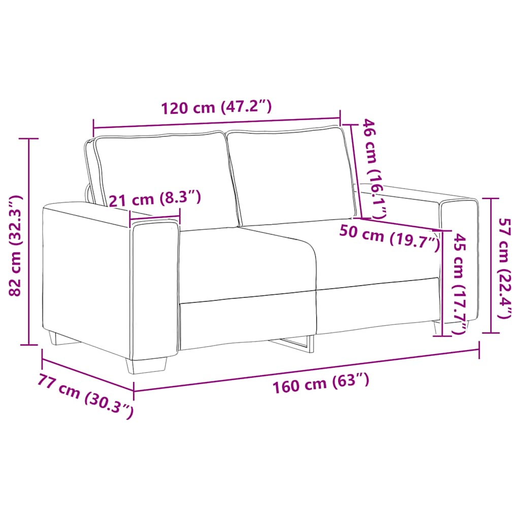 Sofasæt 3 Dele Med Hynder Stof - Billede 12