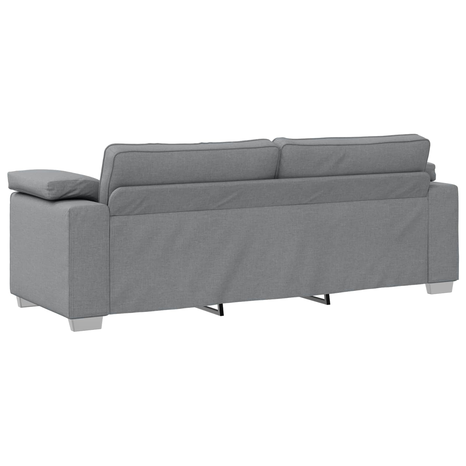 Sofa 3 Dele 219 X 80 X 82 Cm Linned-blandet Stof - Billede 9