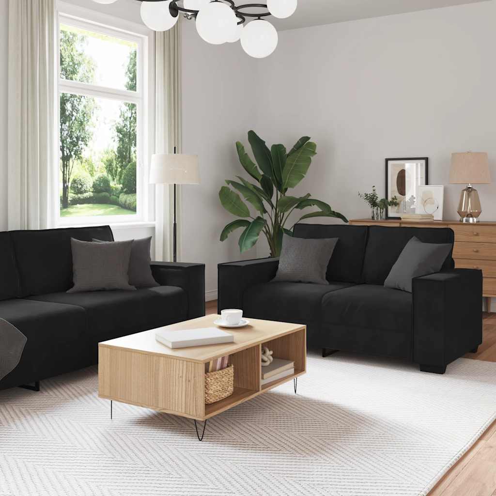 Sofasæt 2 Dele Med Hynder Velour - Variant 3324705