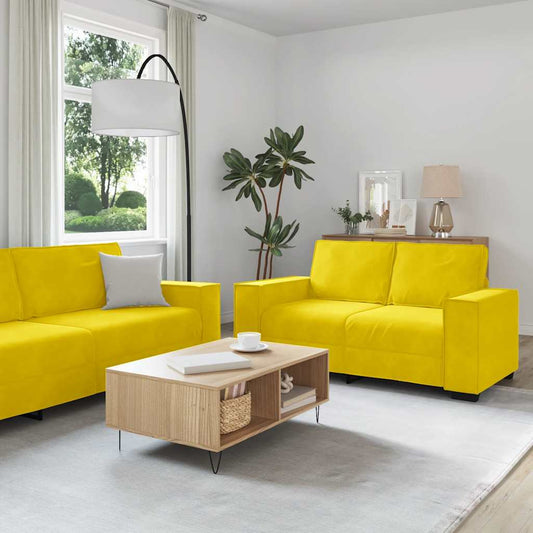 Sofasæt 2 Dele Med Hynder Velour