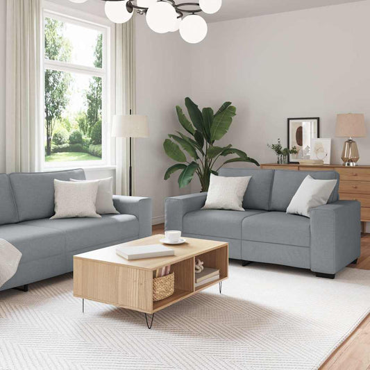 Sofasæt 2 Dele Med Hynder Stof