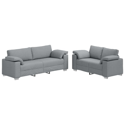 Sofa 2 Dele 219 X 80 X 82 Cm Stof - Billede 2
