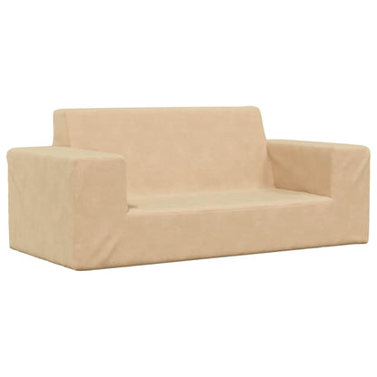 2-Personers Sofa Til Børn Med Stjerner Blødt Plys