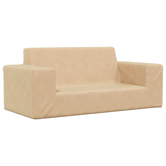 2-personers Sofa Til Børn Blødt Plys - Hovedbillede
