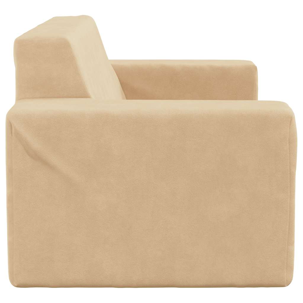 2-Personers Sofa Til Børn Med Stjerner Blødt Plys