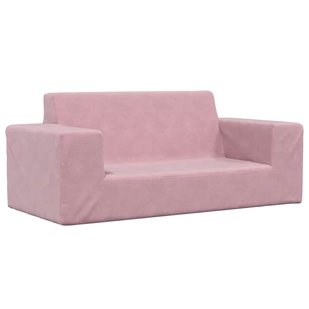 2-Personers Sofa Til Børn Med Stjerner Blødt Plys