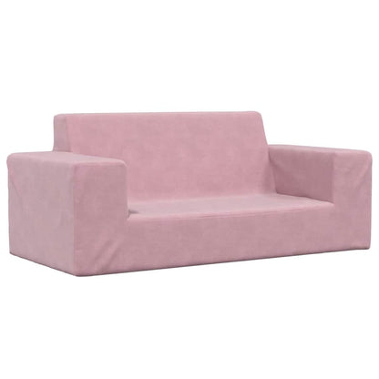2-Personers Sofa Til Børn Med Stjerner Blødt Plys