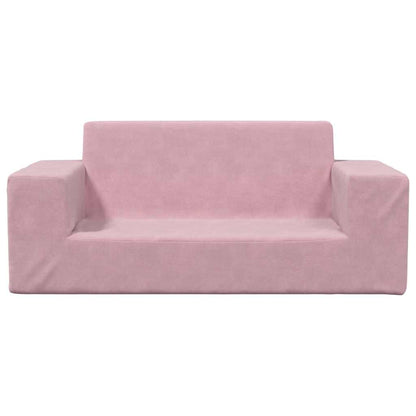 2-Personers Sofa Til Børn Med Stjerner Blødt Plys