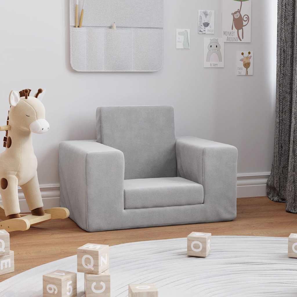 Sofa Til Børn Med Stjerner Blødt Plys