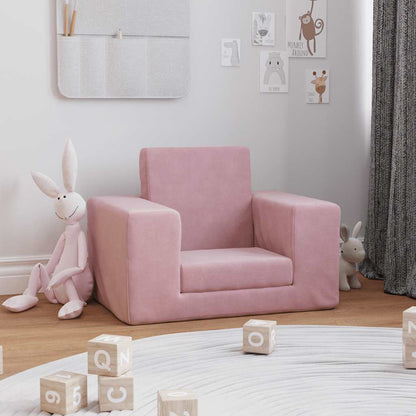 Sofa Til Børn Med Stjerner Blødt Plys