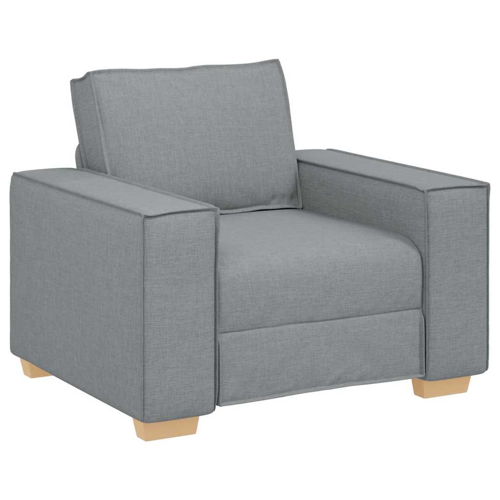 Sofastol Lysegrå 60 Cm Stof - billede 2