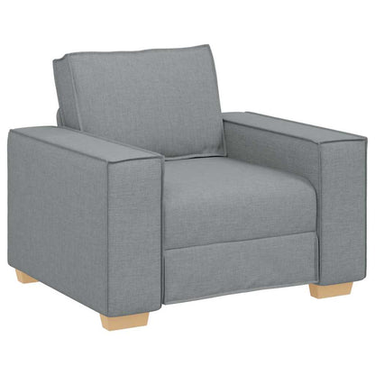 Sofastol Lysegrå 60 Cm Stof - billede 2