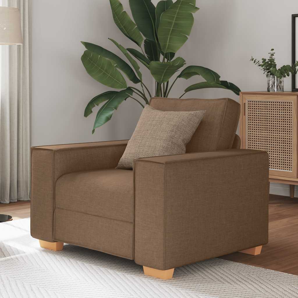 Sofastol Lysegrå 60 Cm Stof