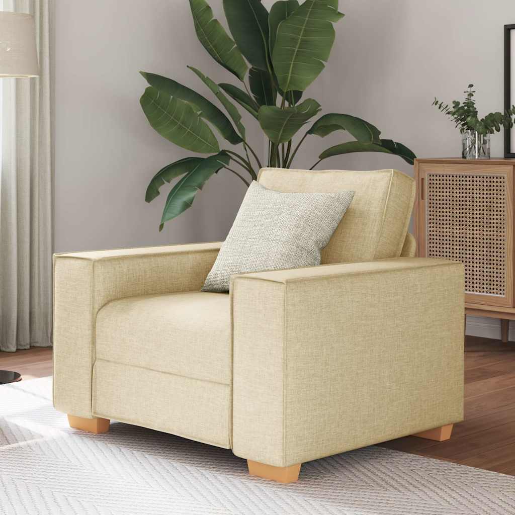 Sofastol Lysegrå 60 Cm Stof