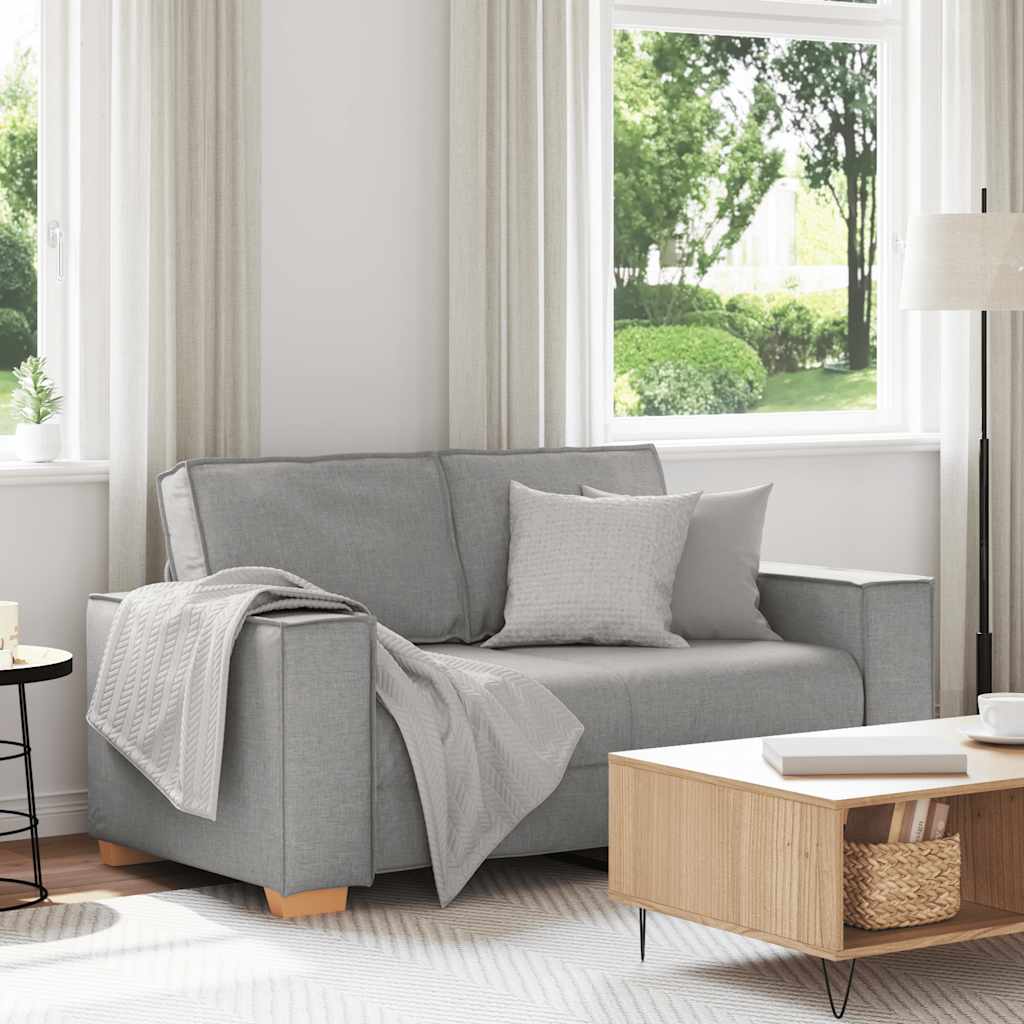 Sofastol Lysegrå 60 Cm Stof