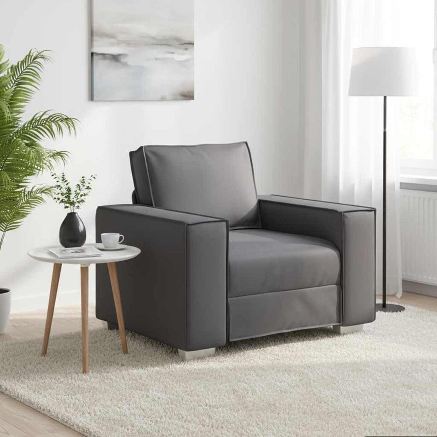 Sofa Stol Faux Læder - Variant 4105041