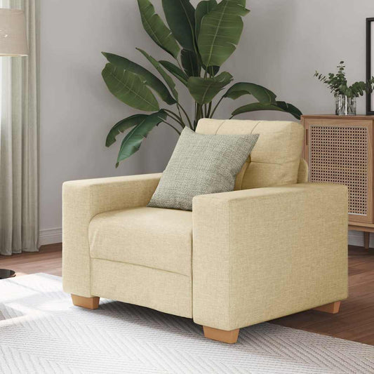 Sofastol 59 Cm Stof Cremefarvet