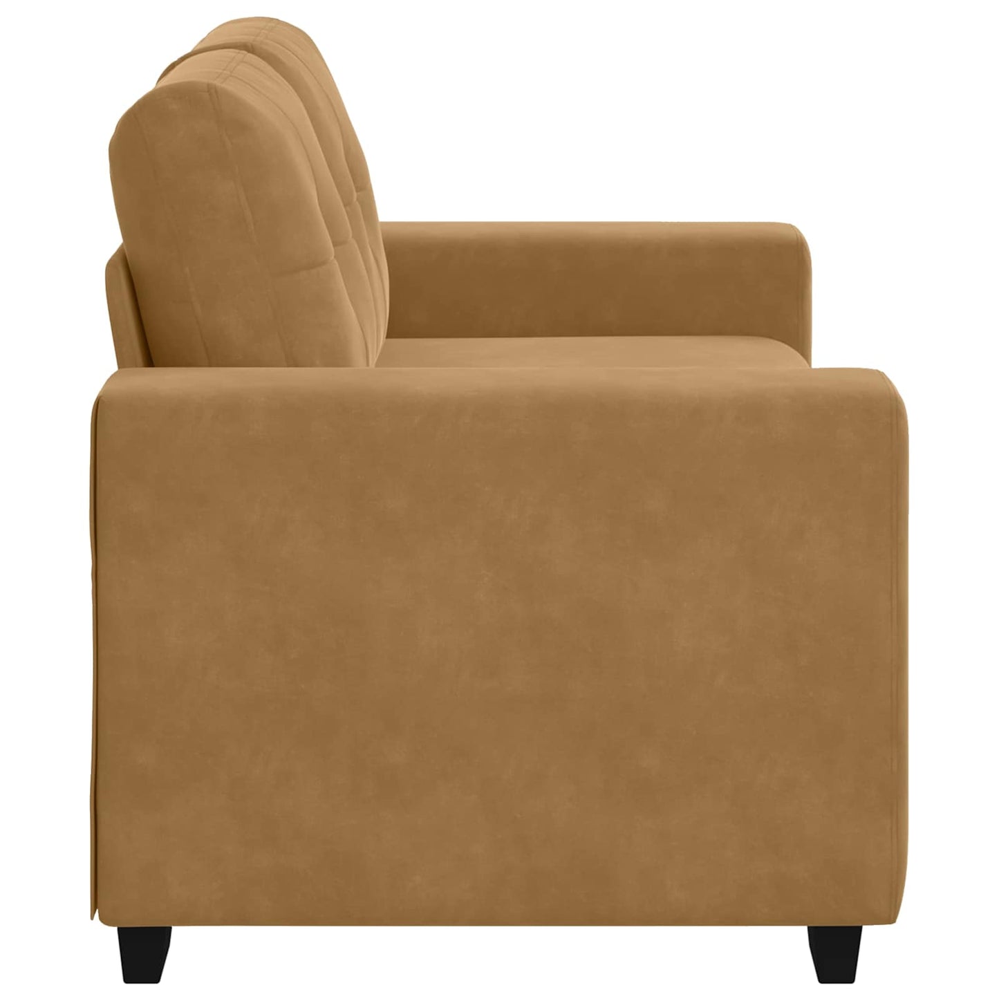 Tosæders Sofa 160 Cm Fløjl - Billede 3