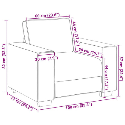 Sofa Stol Stof - Billede 8