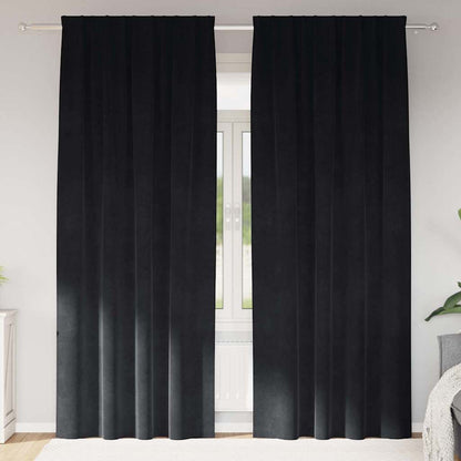 Mørklægningsgardiner 2 Stk. Fløjl - Variant 4107171