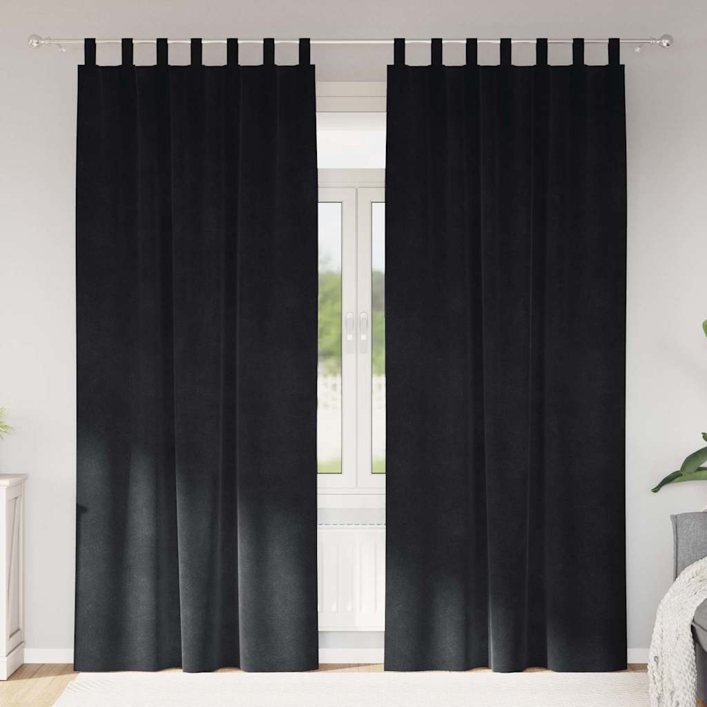 Mørklægningsgardiner 2 Stk. Fløjl - Variant 4107175