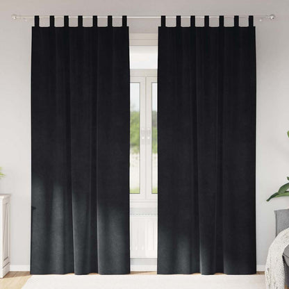 Mørklægningsgardiner 2 Stk. Fløjl - Variant 4107177