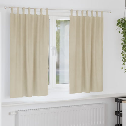 Mørklægningsgardiner 2 Stk. Fløjl - Variant 4107189