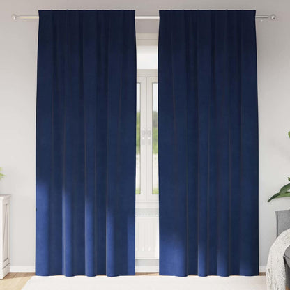 Mørklægningsgardiner 2 Stk. Fløjl - Variant 4107201
