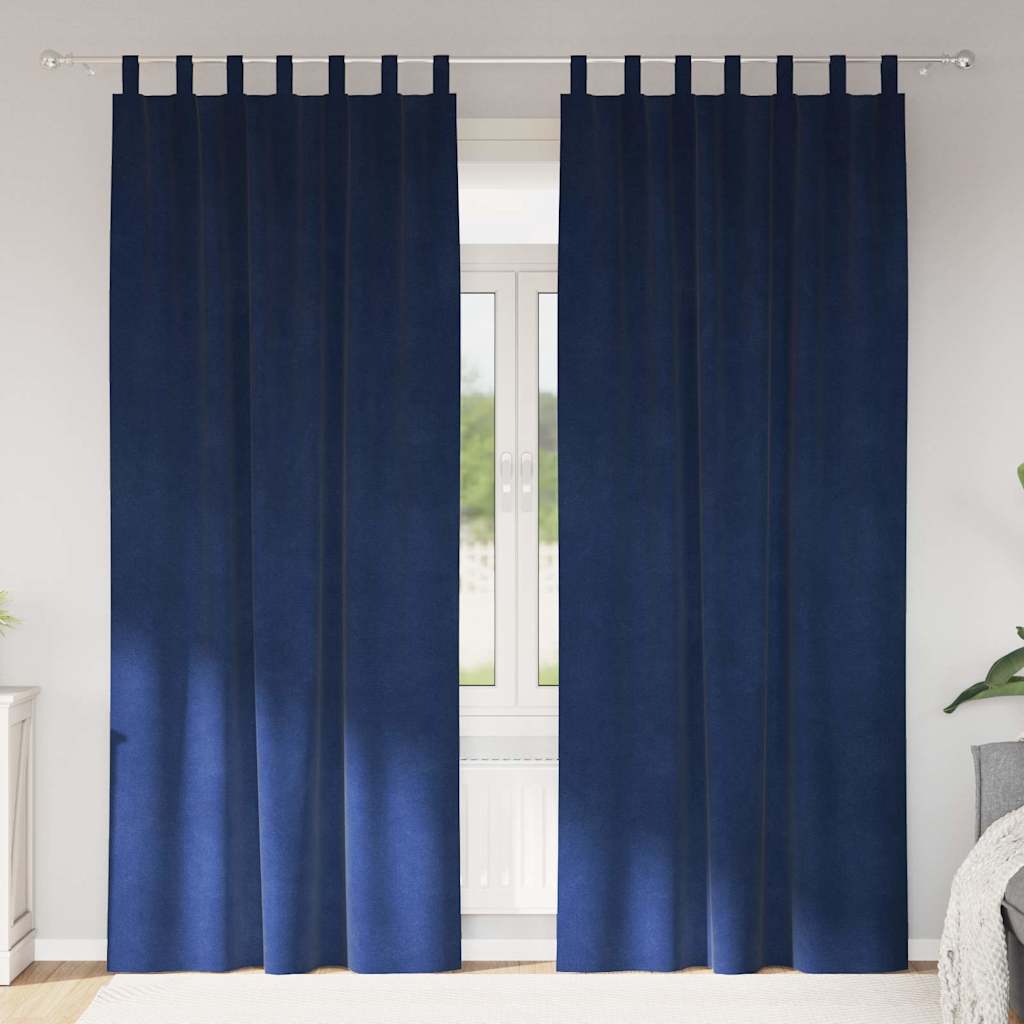 Mørklægningsgardiner 2 Stk. Fløjl - Variant 4107207