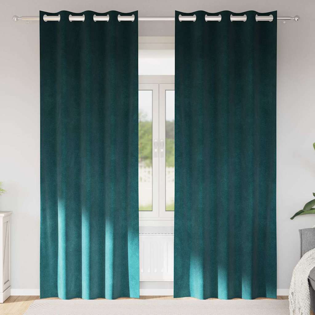 Mørklægningsgardiner 2 Stk. Fløjl - Variant 4107212