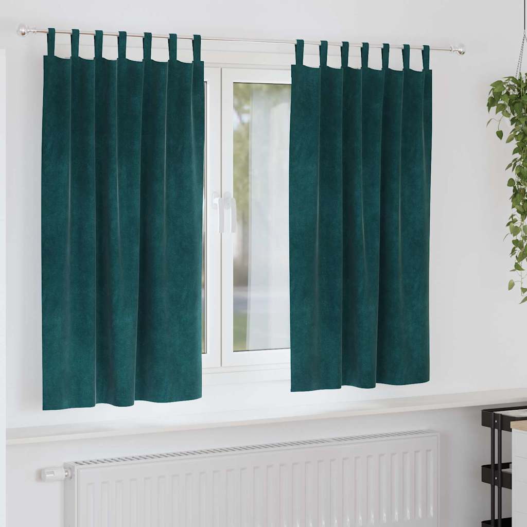 Mørklægningsgardiner 2 Stk. Fløjl - Variant 4107219