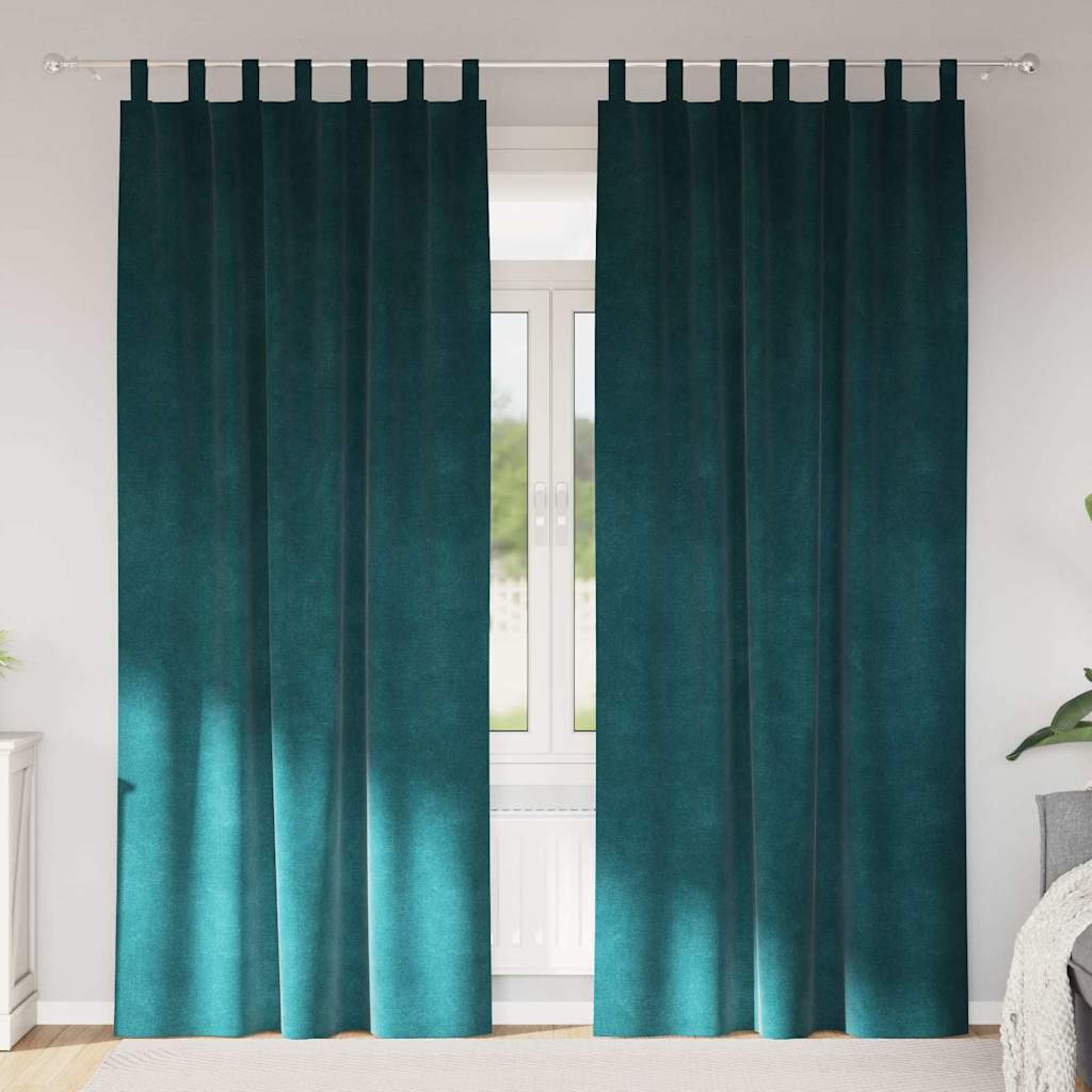 Mørklægningsgardiner 2 Stk. Fløjl - Variant 4107220