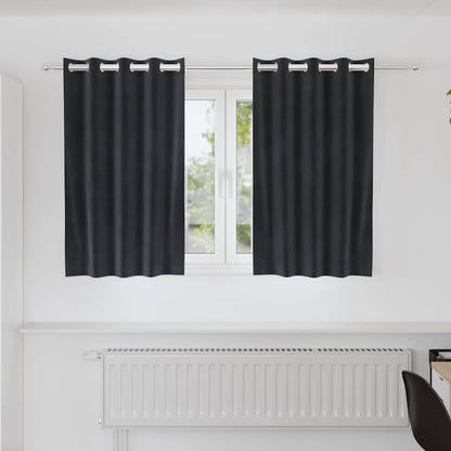 Mørklægningsgardiner 2 Stk. Fløjl - Variant 4107223