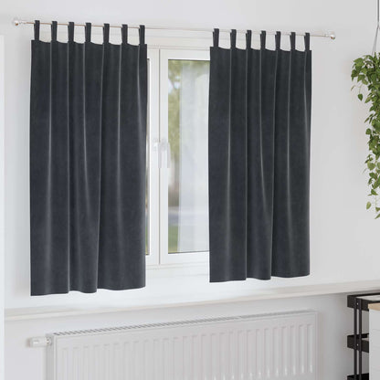 Mørklægningsgardiner 2 Stk. Fløjl - Variant 4107234