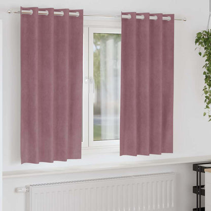 Mørklægningsgardiner 2 Stk. Fløjl - Variant 4107239