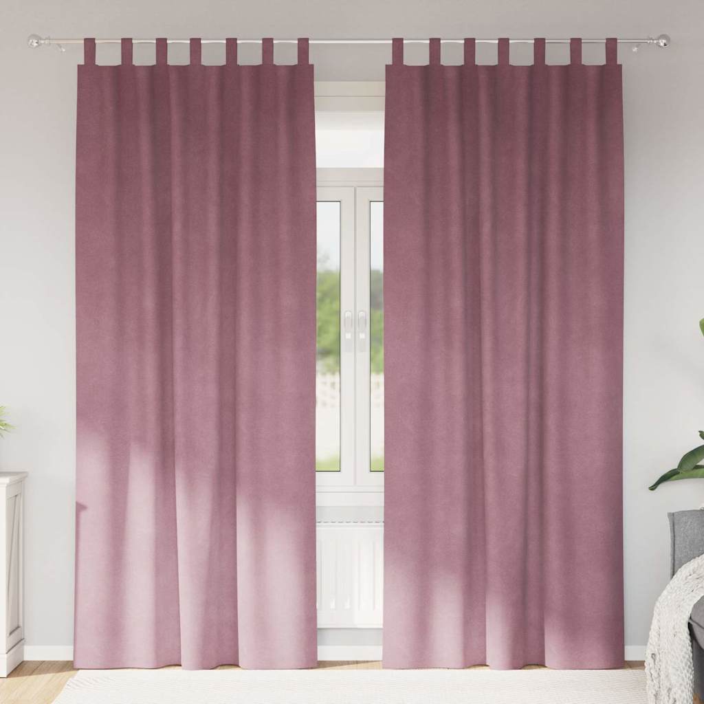 Mørklægningsgardiner 2 Stk. Fløjl - Variant 4107252