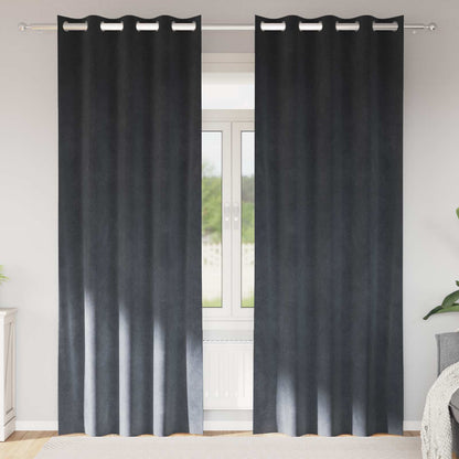 Mørklægningsgardiner 2 Stk. Fløjl - Variant 4107257