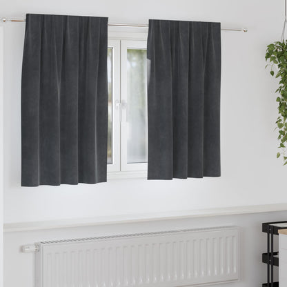 Mørklægningsgardiner 2 Stk. Fløjl - Variant 4107258