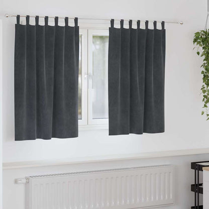 Mørklægningsgardiner 2 Stk. Fløjl - Variant 4107263