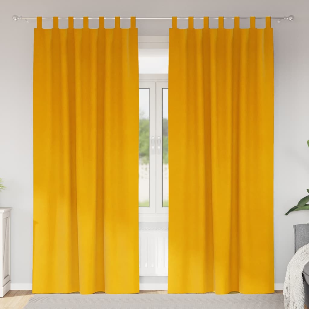 Mørklægningsgardiner 2 Stk. Fløjl - Variant 4107282