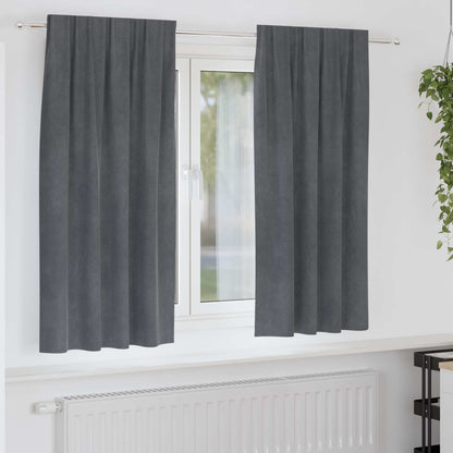 Mørklægningsgardiner 2 Stk. Fløjl - Variant 4107289